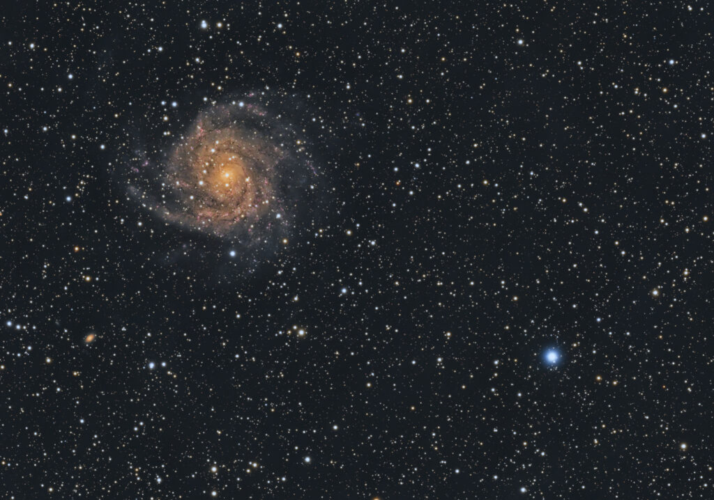 IC342 Hidden Galaxy | Camera: QHY268 | Optics: Astro-Physics 130GTX | L: 52x300" | R: 17x300" | G: 17x300" | B: 17x300" | Total Integration 8h 35m